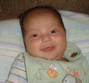 Ian smiles for the camera